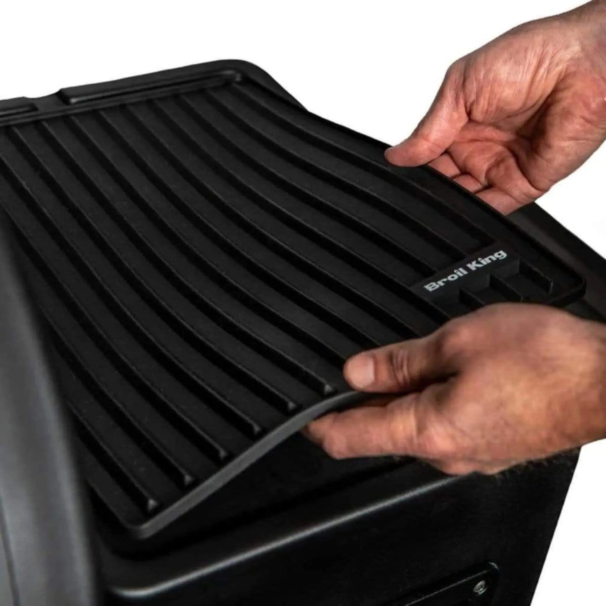 Broil King 13" Black Magnetic Design Silicone Side Shelf Mat for Regal Pellet Series - by Broil King | Buy at Agent BBQ