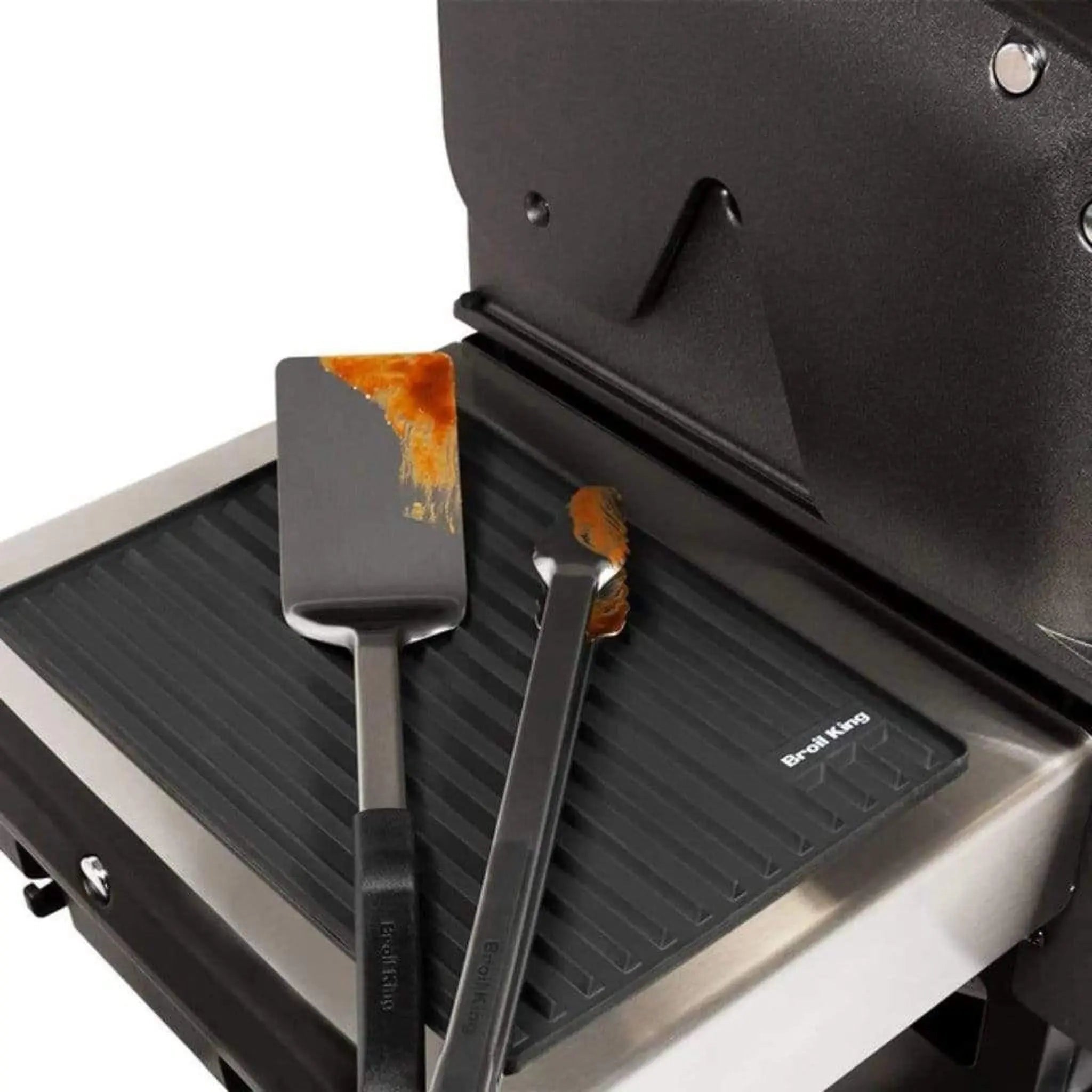 Broil King 13" Black Magnetic Design Silicone Side Shelf Mat for Regal Pellet Series - by Broil King | Buy at Agent BBQ