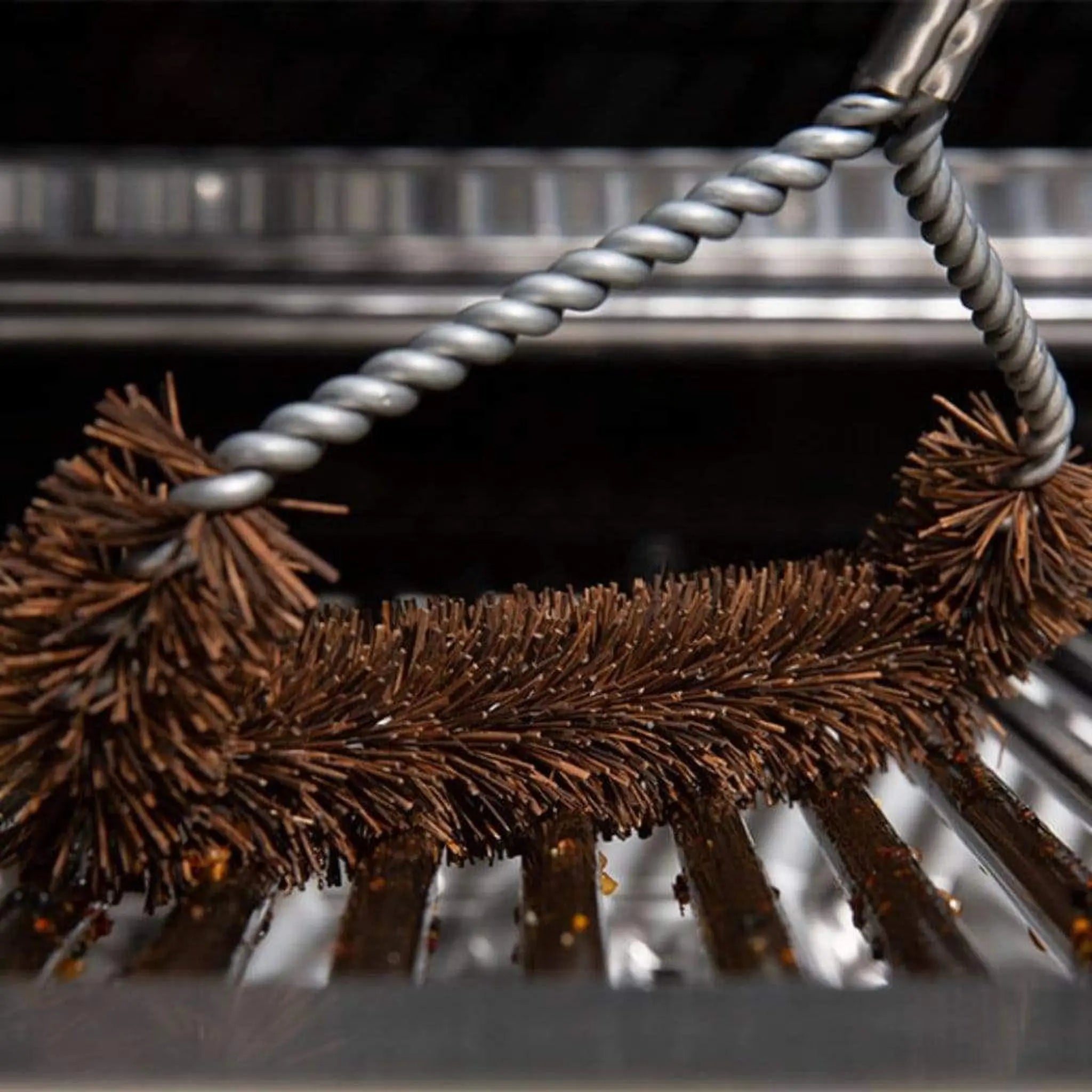 Broil King 18" Twisted Palmyra Tri - Head Wide Grill Brush - by Broil King | Buy at Agent BBQ