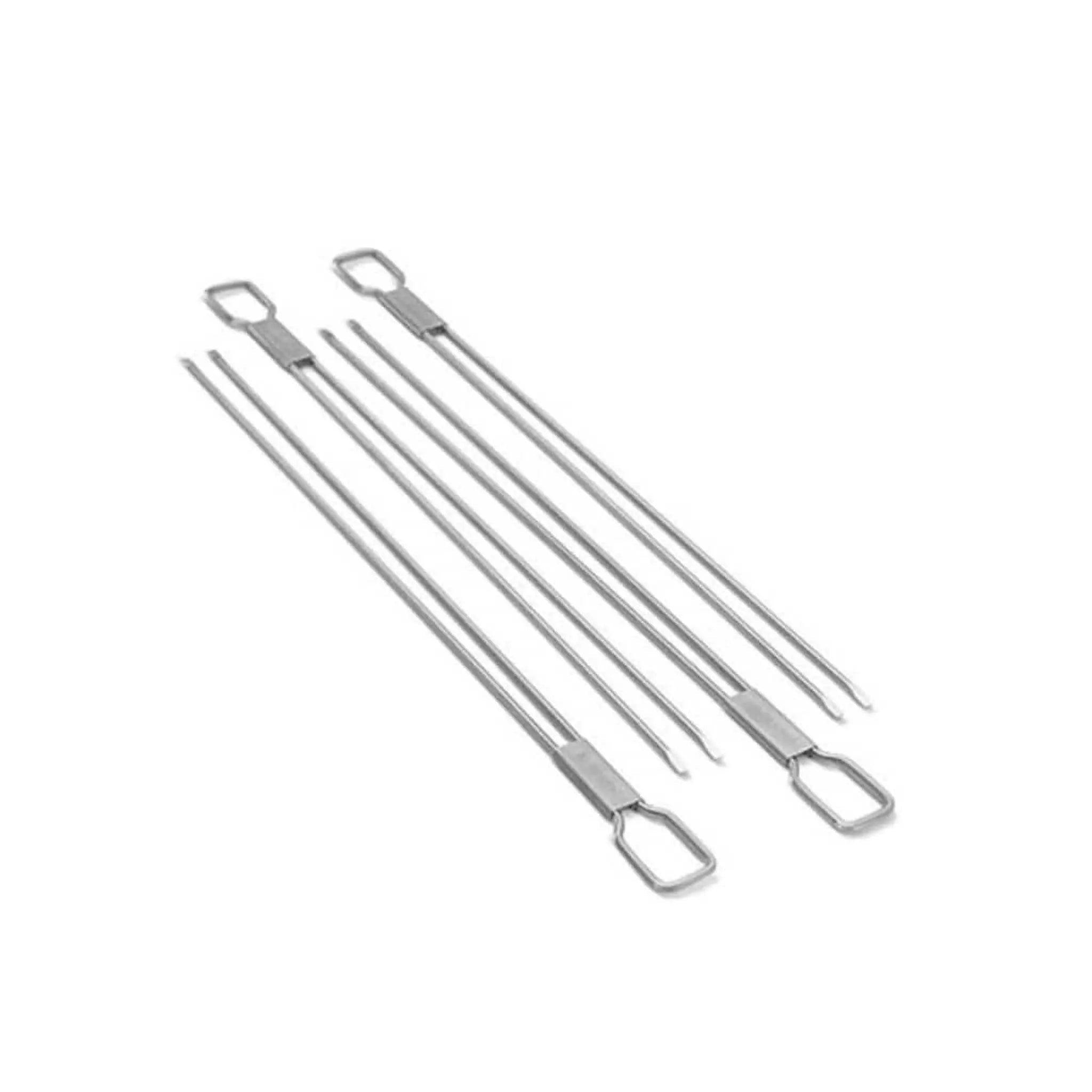 Broil King 4 - Piece Stainless Steel Dual Prong Skewer Set - by Broil King | Buy at Agent BBQ