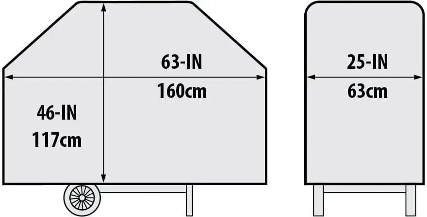Broil King 63 Inch Premium Grill Cover for Regal™ 400 Series, Imperial™ 400 Series - by Broil King | Buy at Agent BBQ
