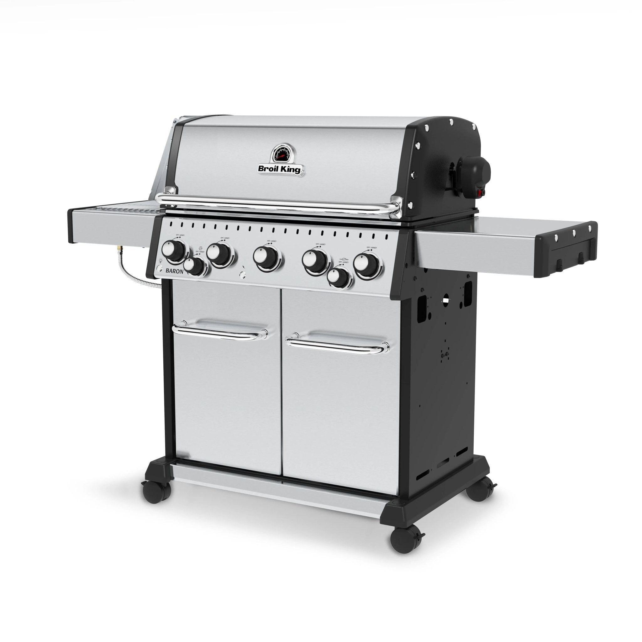 Broil King Baron S 590 PRO IR 5 - Burner Grill, w/Rotisserie & Infrared Side Burner - by Broil King | Buy at Agent BBQ