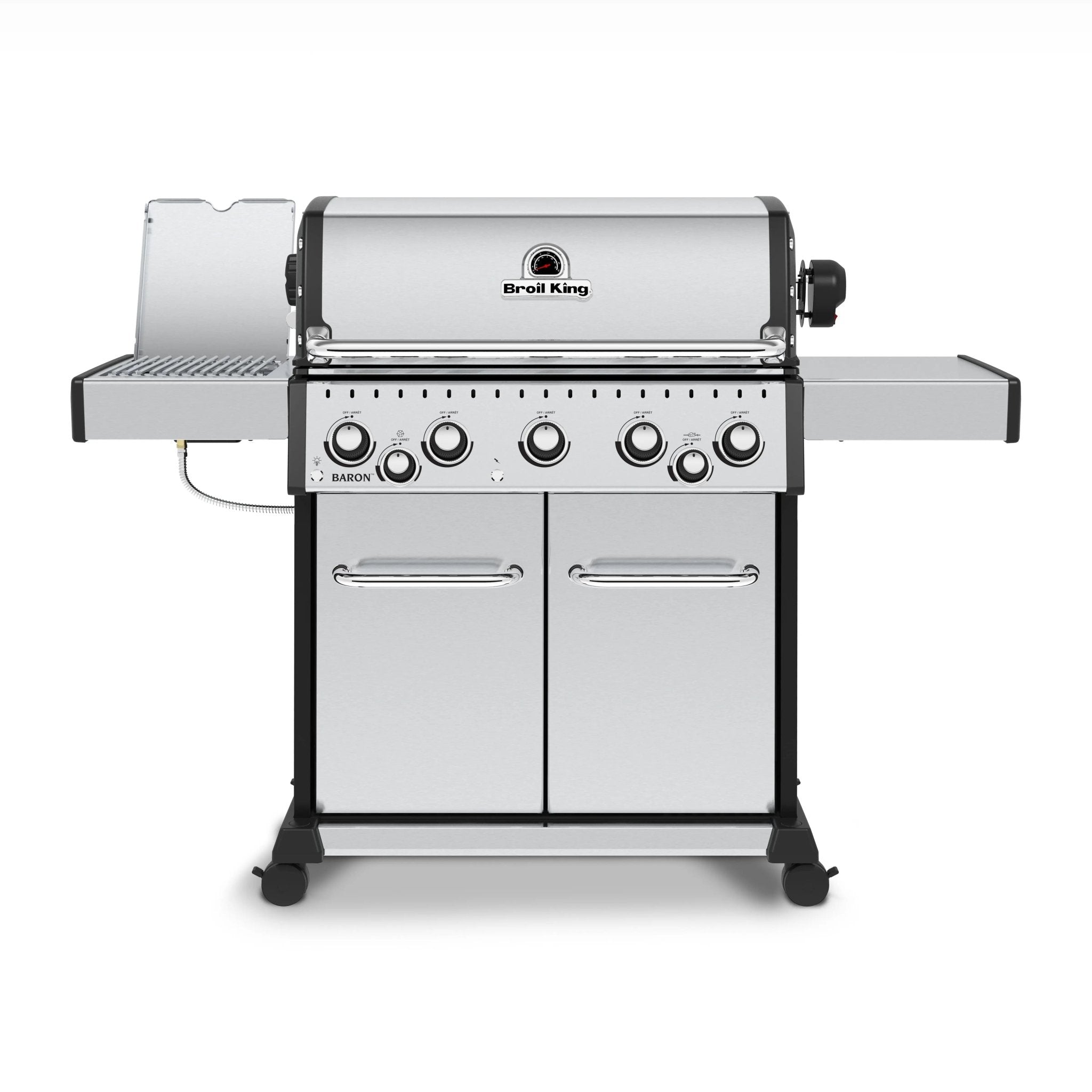 Broil King Baron S 590 PRO IR 5 - Burner Grill, w/Rotisserie & Infrared Side Burner - by Broil King | Buy at Agent BBQ
