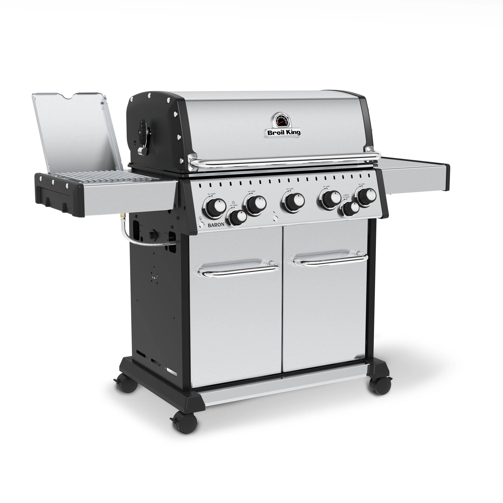 Broil King Baron S 590 PRO IR 5 - Burner Grill, w/Rotisserie & Infrared Side Burner - by Broil King | Buy at Agent BBQ