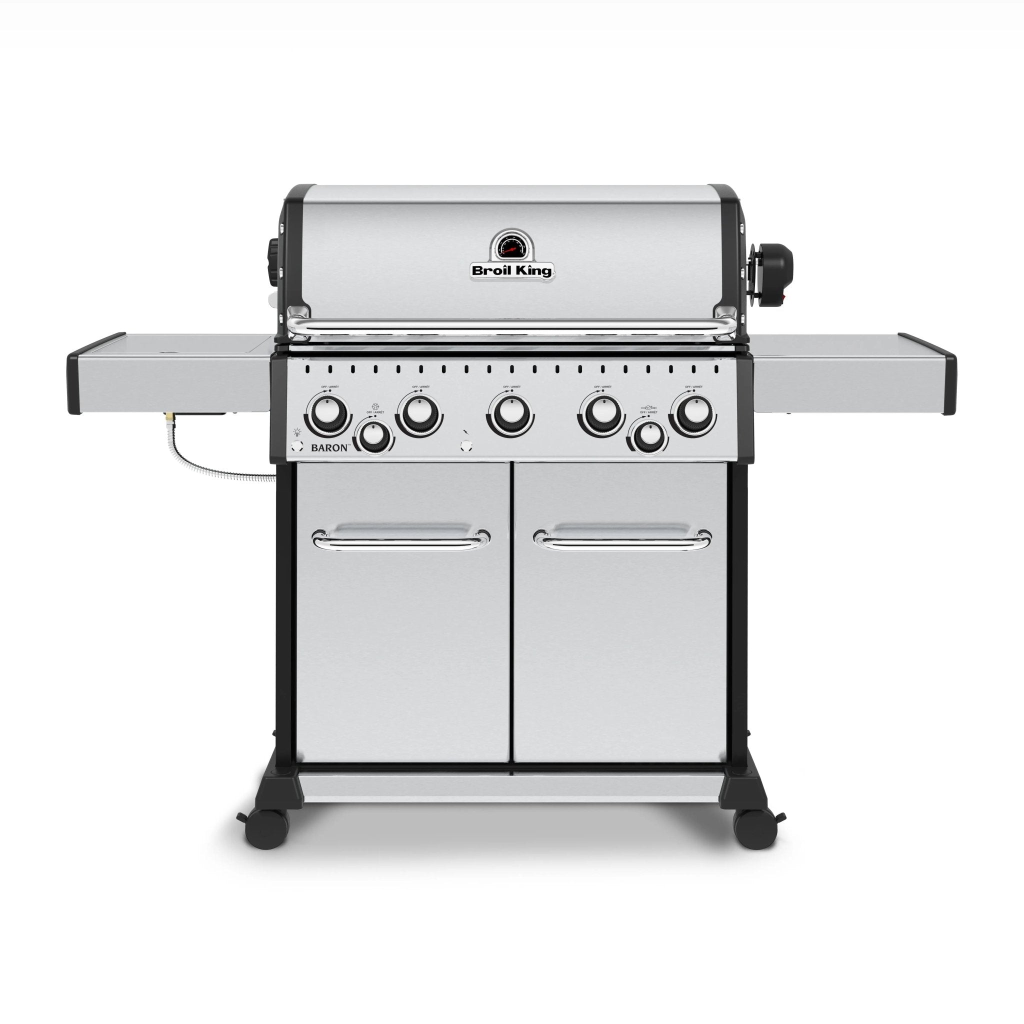Broil King Baron S 590 PRO IR 5 - Burner Grill, w/Rotisserie & Infrared Side Burner - by Broil King | Buy at Agent BBQ