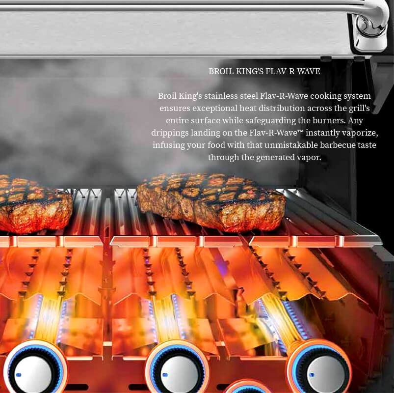 Broil King Imperial QS 590i 5 - Burner Gas Grill Island - by Broil King | Buy at Agent BBQ