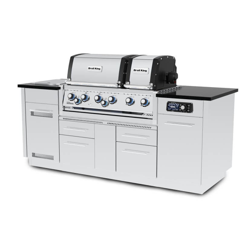Broil King Imperial QS 690i 6 - Burner Gas Grill Island - by Broil King | Buy at Agent BBQ