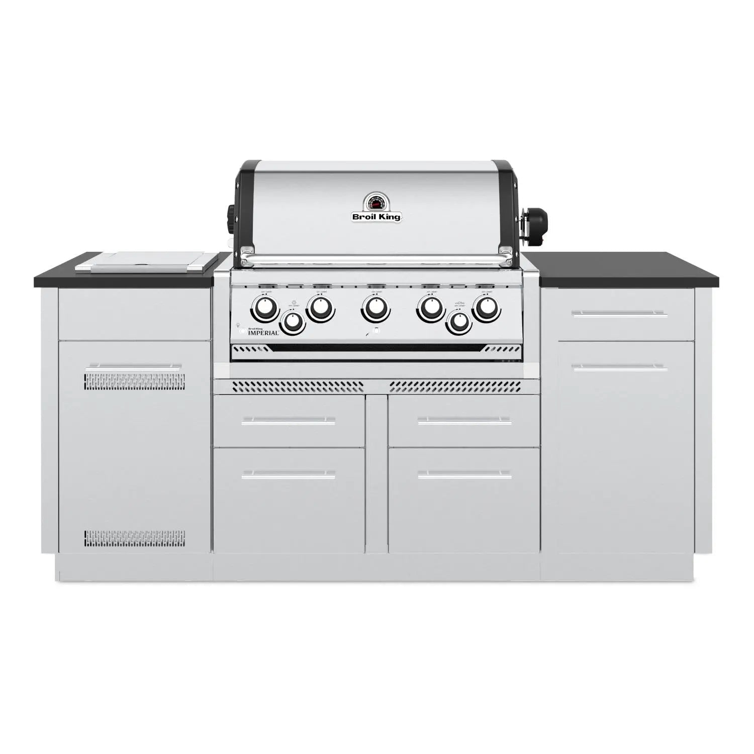 Broil King Imperial S 590i 5 - Burner Gas Grill Center w/Rotisserie & Side Burner - by Broil King | Buy at Agent BBQ