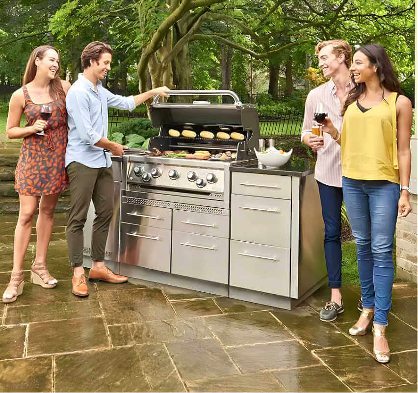 Broil King Imperial S 590i 5 - Burner Gas Grill Island - by Broil King | Buy at Agent BBQ