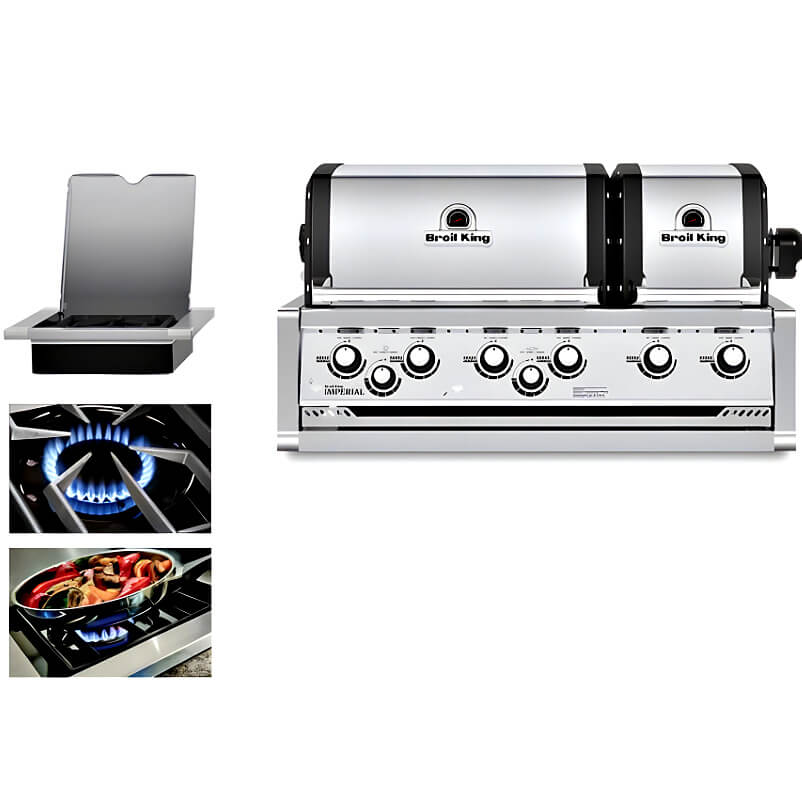 Broil King Imperial S 690i 6 - Burner Gas Grill Island - by Broil King | Buy at Agent BBQ