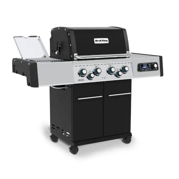 Broil King Regal Q 490 Pro IR 63" Black Propane Gas Grill With iQue Technology - by Broil King | Buy at Agent BBQ