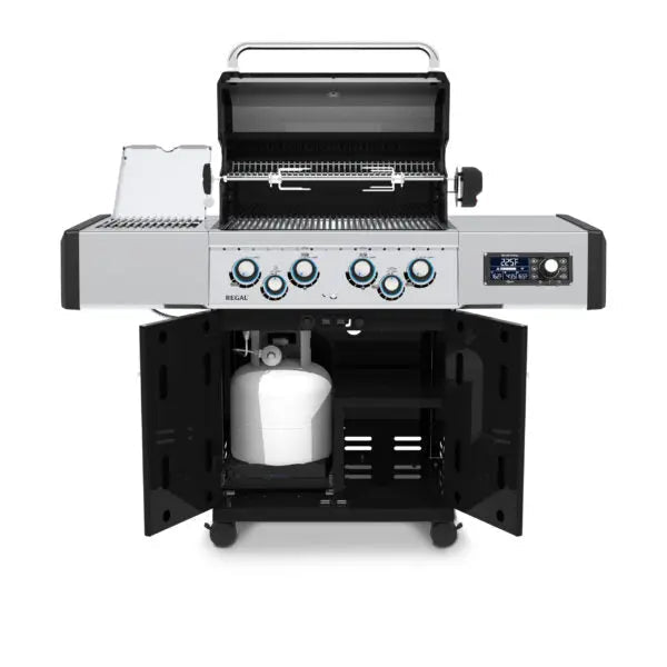 Broil King Regal Q 490 Pro IR 63" Black Propane Gas Grill With iQue Technology - by Broil King | Buy at Agent BBQ