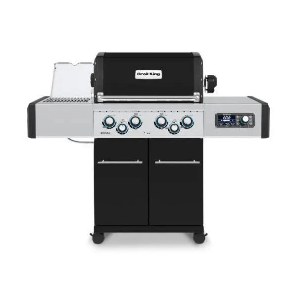 Broil King Regal Q 490 Pro IR 63" Black Propane Gas Grill With iQue Technology - by Broil King | Buy at Agent BBQ