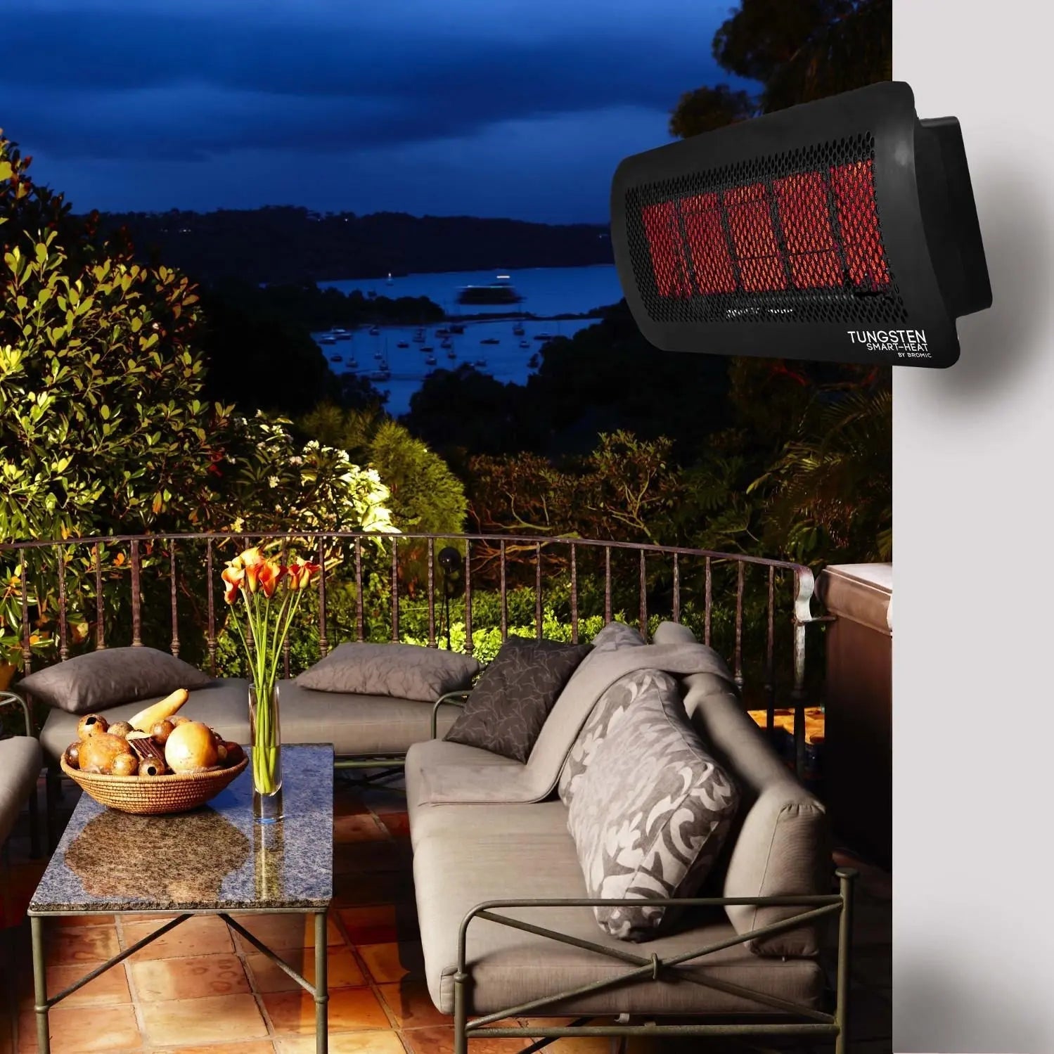 Bromic Heating - Tungsten 500 Smart - Heat 25 - Inch 43,000 BTU Gas Patio Heater - by Bromic Heating | Buy at Agent BBQ