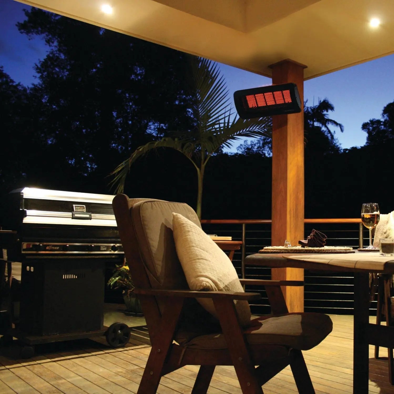 Bromic Heating - Tungsten 500 Smart - Heat 25 - Inch 43,000 BTU Gas Patio Heater - by Bromic Heating | Buy at Agent BBQ