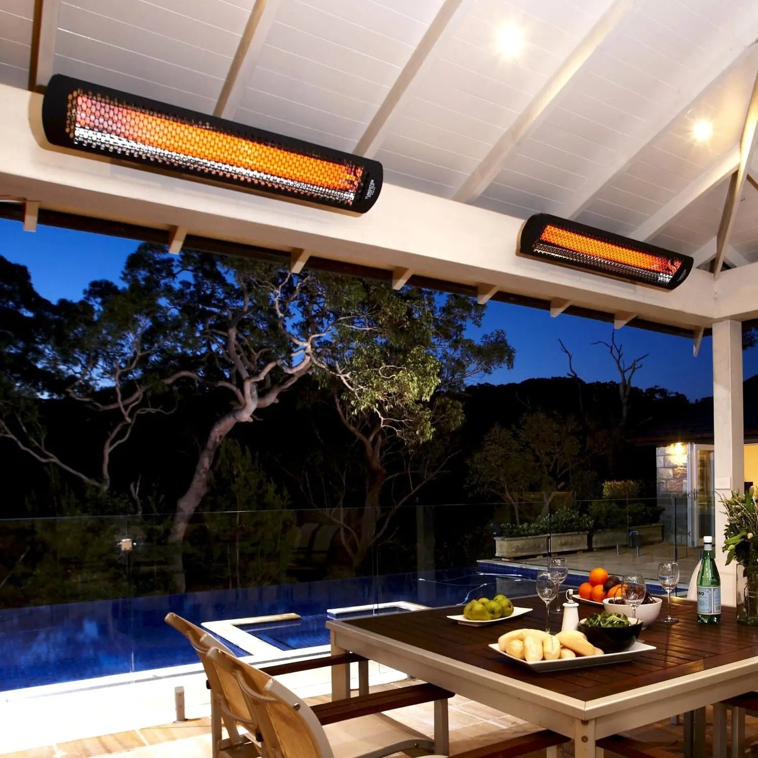 Bromic Heating - Tungsten Smart - Heat 44 - Inch 4000W Dual Element 240V Electric Infrared Patio Heater - Black - by Bromic Heating | Buy at Agent BBQ