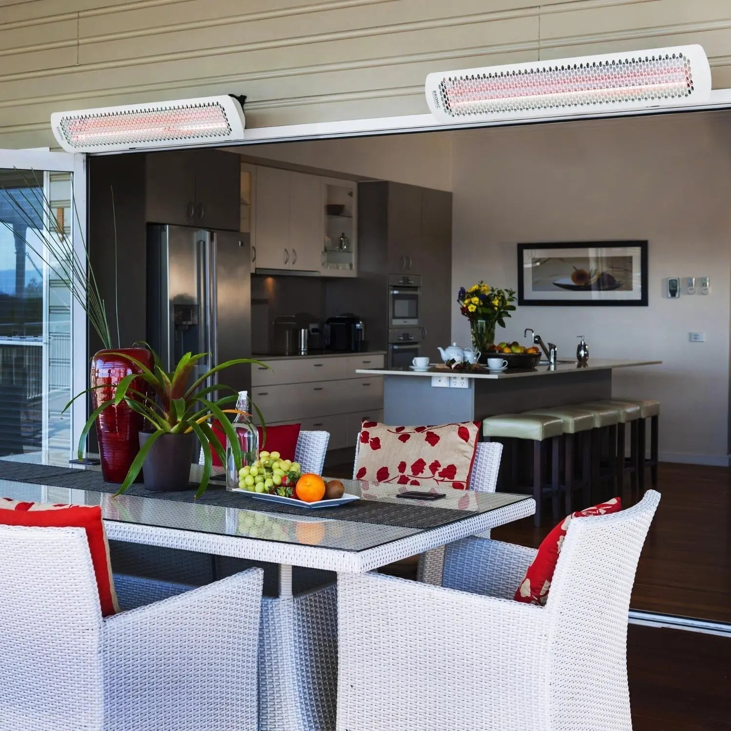 Bromic Heating - Tungsten Smart - Heat 56 - Inch 6000W Dual Element 240V Electric Infrared Patio Heater - White - by Bromic Heating | Buy at Agent BBQ
