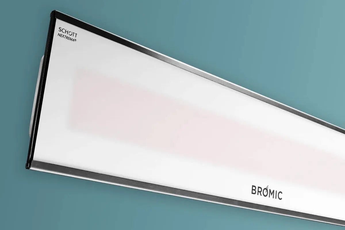Bromic Platinum Smart - Heat 4500 Watt Radiant Infrared Outdoor Electric Heater | White | 208V - Patio Heater by Bromic Heating | Buy at Agent BBQ