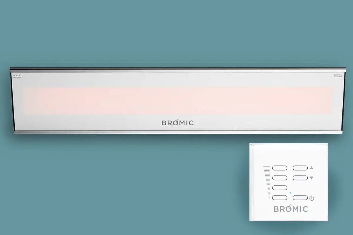 Bromic Platinum Smart - Heat 4500 Watt Radiant Infrared Outdoor Electric Heater | White | 240V - by Bromic Heating | Buy at Agent BBQ