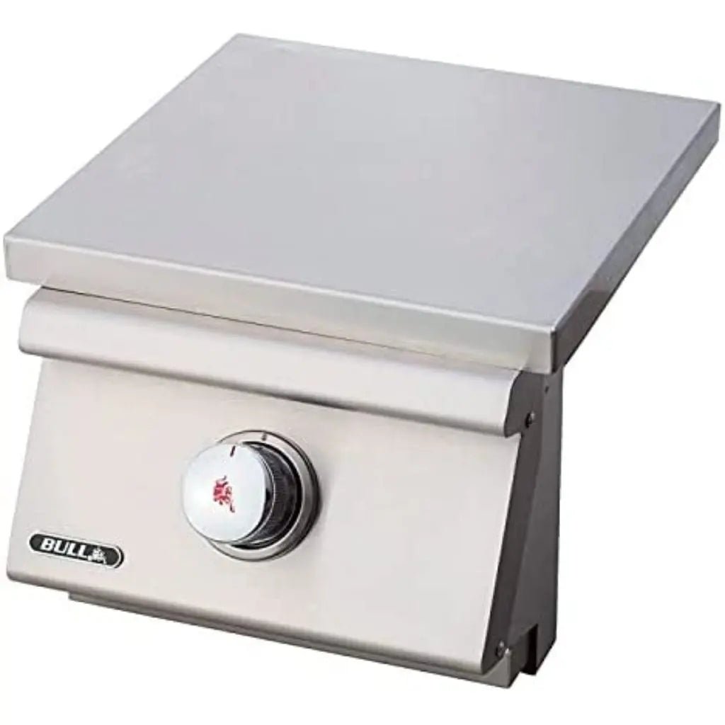 Bull 12" Built - In Pro Single Side Burner With Cover - by Bull Grills | Buy at Agent BBQ