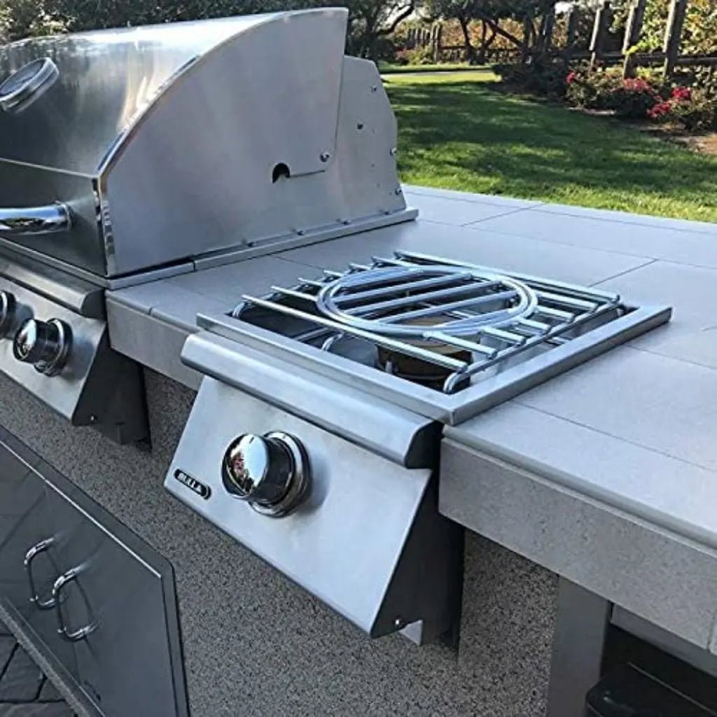 Bull 12" Built - In Pro Single Side Burner With Cover - by Bull Grills | Buy at Agent BBQ