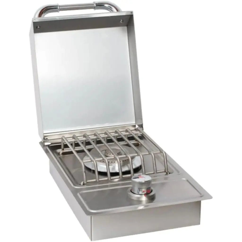 Bull 12" Stainless Steel Single Built - In Gas Side Burner - by Bull Grills | Buy at Agent BBQ