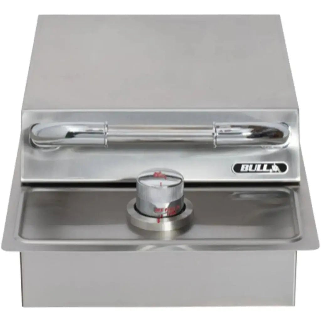 Bull 12" Stainless Steel Single Built - In Gas Side Burner - by Bull Grills | Buy at Agent BBQ