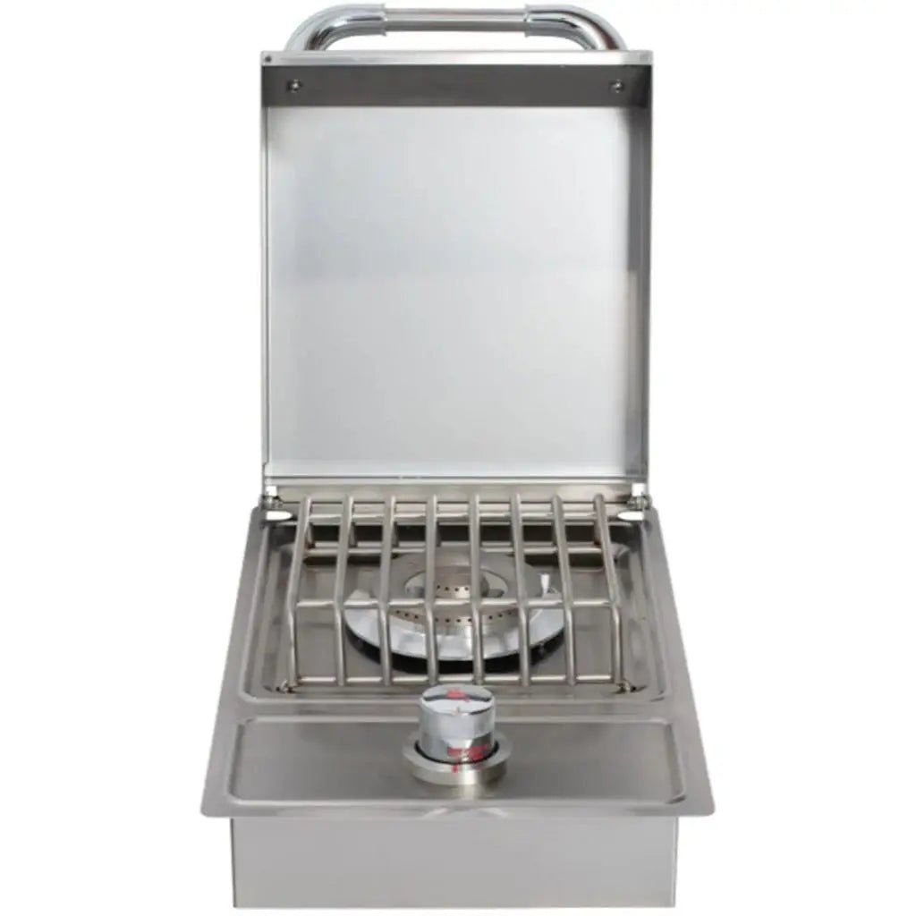 Bull 12" Stainless Steel Single Built - In Gas Side Burner - by Bull Grills | Buy at Agent BBQ