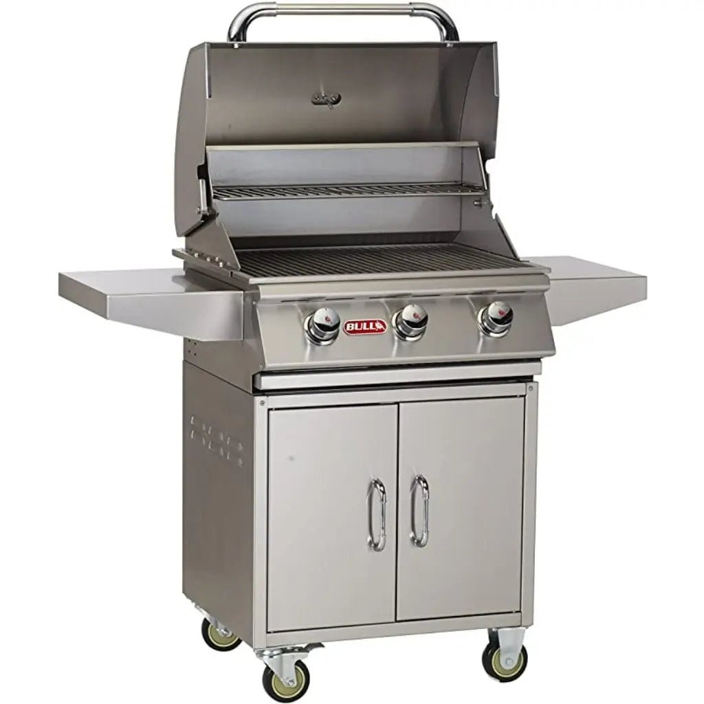Bull 24" 3 - Burner Steer Premium Freestanding Gas Grill - by Bull Grills | Buy at Agent BBQ