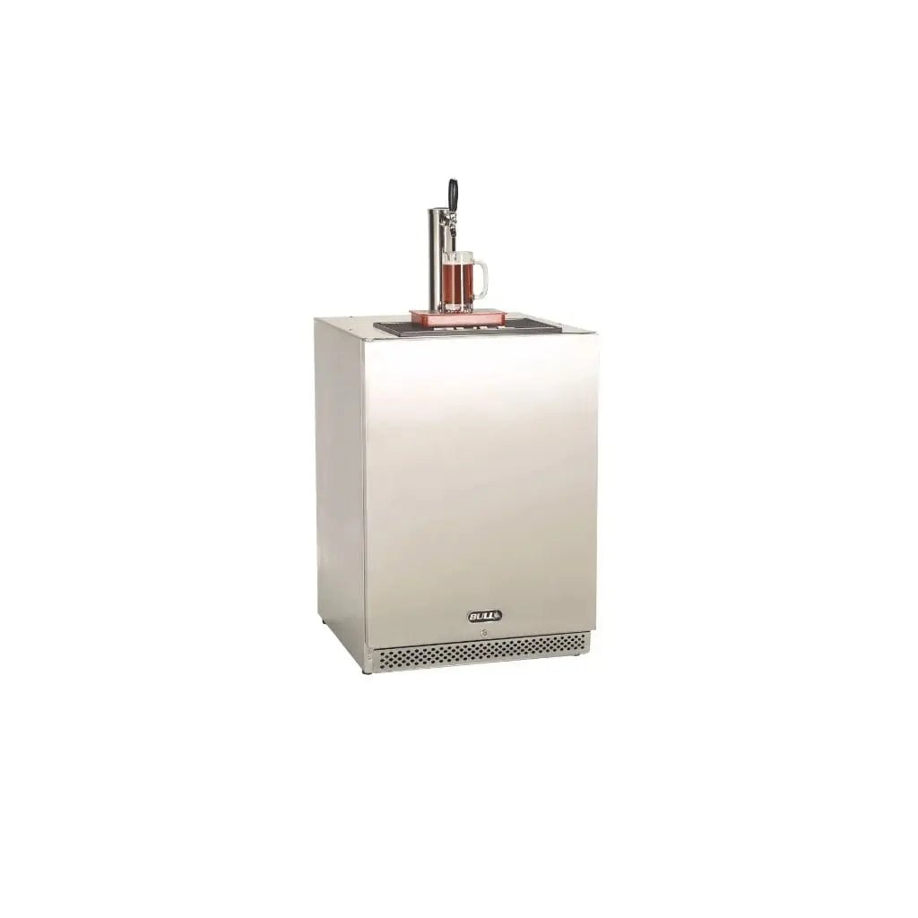 Bull 24" 6.6 Cu. Ft. Outdoor Rated Kegerator with Single Tap - by Bull Grills | Buy at Agent BBQ