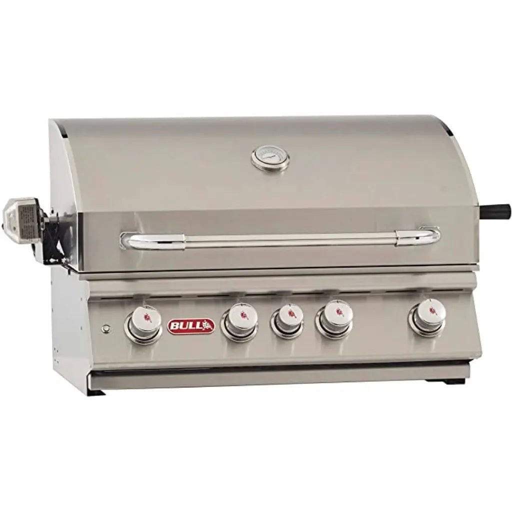 Bull 30" 4 - Burner Angus Built - In Gas Grill with Infrared Backburner & Rotisserie - by Bull Grills | Buy at Agent BBQ