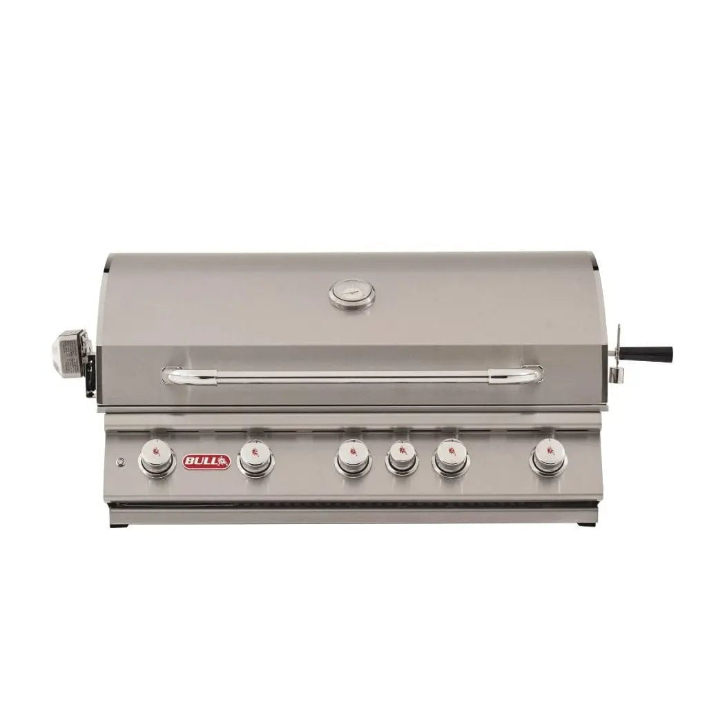Bull 38" 5 - Burner Brahma Built - In Gas Grill with Infrared Backburner & Rotisserie - by Bull Grills | Buy at Agent BBQ