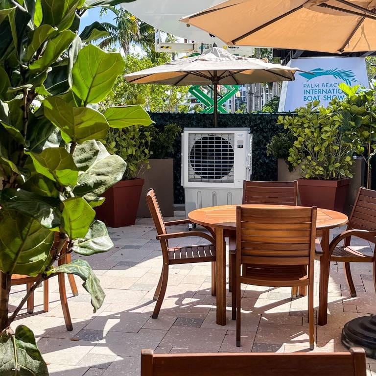 Cajun Kooling Portable Air Cooler 1200 Sq Ft 4500 CFM (White/Grey) - Evaporative Air Coolers by Cajun Kooling | Buy at Agent BBQ