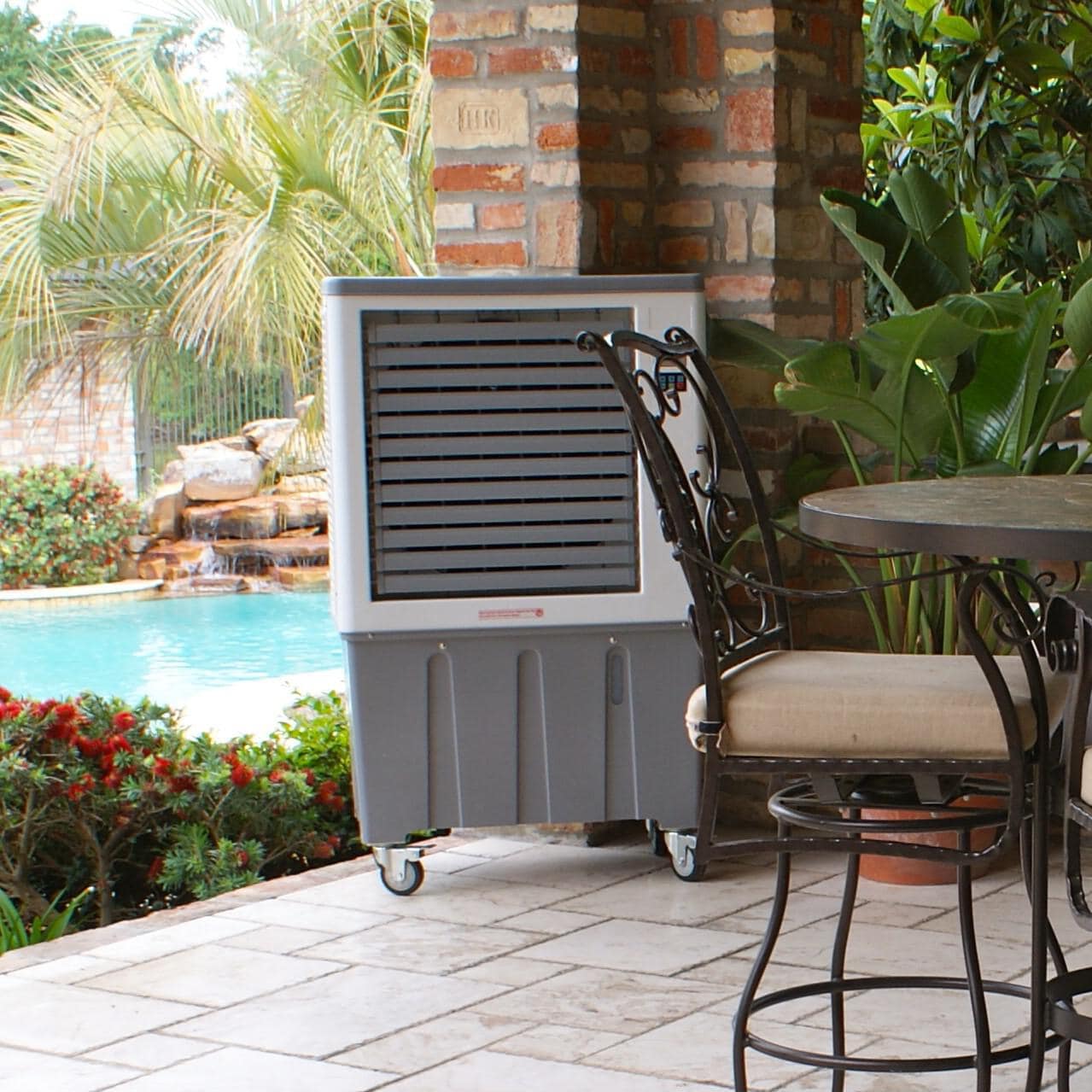 Cajun Kooling Portable Air Cooler 1200 Sq Ft 4500 CFM (White/Grey) - Evaporative Air Coolers by Cajun Kooling | Buy at Agent BBQ