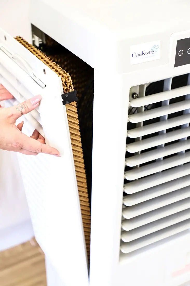 Cajun Kooling Portable Air Cooler 600 Sq Ft 3000 CFM W/ Remote Control - CK3000 - S - Evaporative Air Coolers by Cajun Kooling | Buy at Agent BBQ