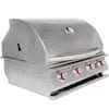 Cal Flame - BBQ Built In Grills G - Series - 4 BURNER - BBQ18G04 - Built - In Propane or Natural Gas Grills by Cal Flame | Buy at Agent BBQ