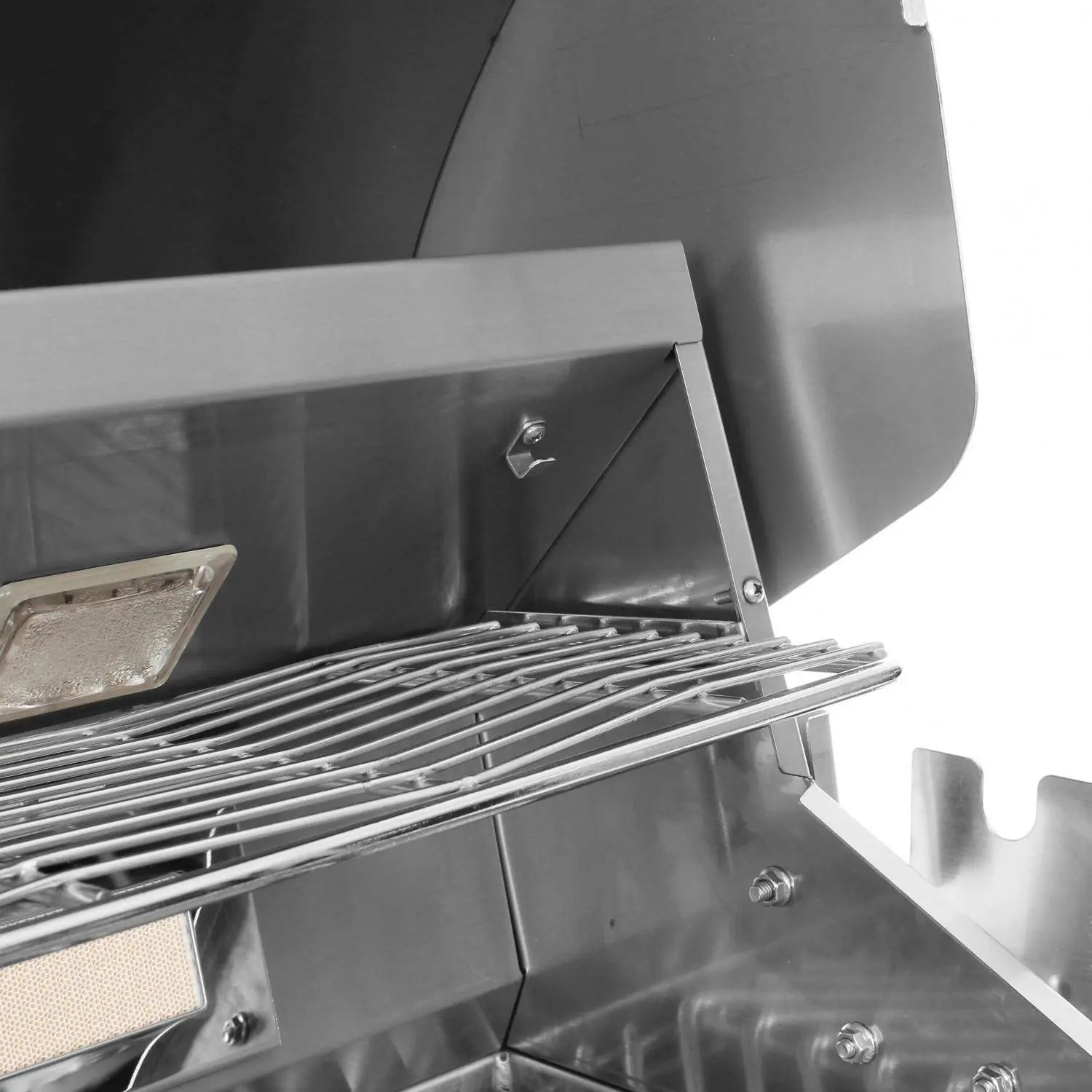 Cal Flame - BBQ Built In Grills P - Series 4 BURNER with Lights, Rotisserie & Back Burner - BBQ19P04 - Built - In Propane or Natural Gas Grills by Cal Flame | Buy at Agent BBQ