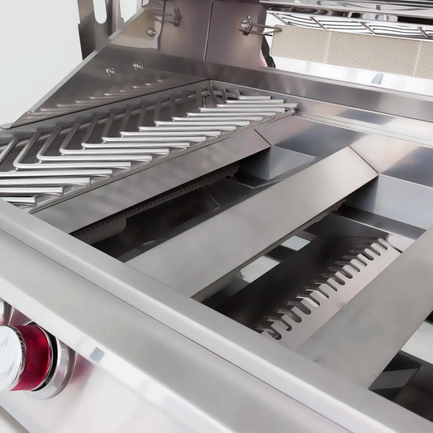 Cal Flame - BBQ Built In Grills P - Series 6 Burner with Lights, Rotisserie & Back Burner - Liquid Propane - BBQ19P06 - Built - In Propane or Natural Gas Grills by Cal Flame | Buy at Agent BBQ