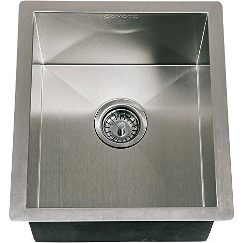 Coyote 16" x 18" Outdoor Drop In Stainless Steel Sink - C1SINK1618 - by Coyote Outdoor Living | Buy at Agent BBQ