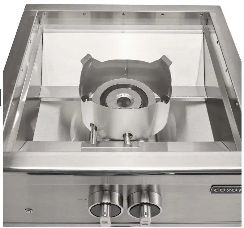Coyote 24 Inch Built - In Gas Power Burner - Outdoor Grill Accessories by Coyote Outdoor Living | Buy at Agent BBQ