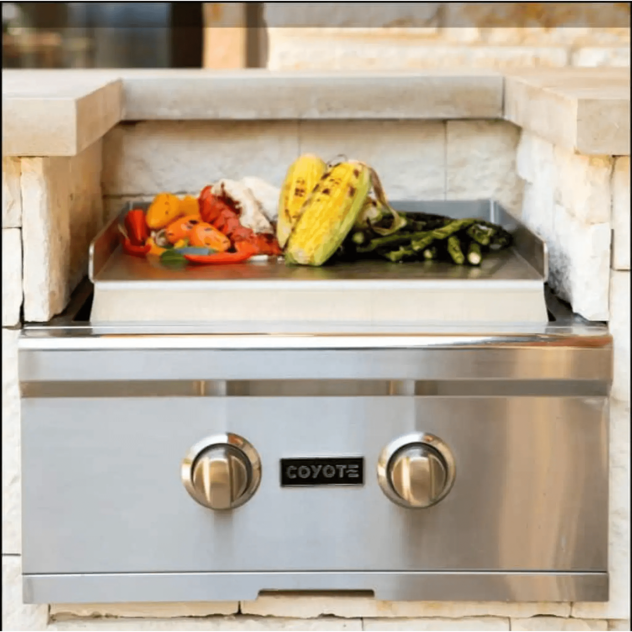 Coyote 26" Teppanyaki Griddle For Power Burners - CTEP - by Coyote Outdoor Living | Buy at Agent BBQ