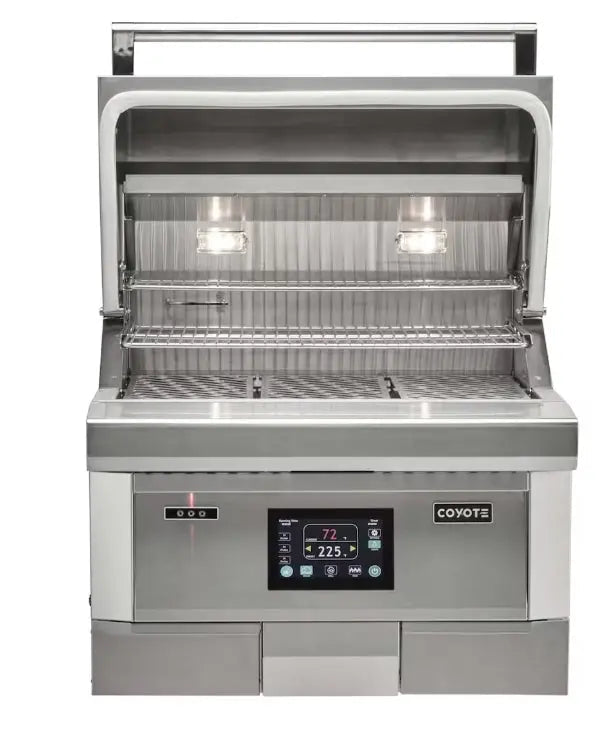 Coyote 28 - inch Built In Pellet Grill - C2P28 - Pellet Grills by Coyote Outdoor Living | Buy at Agent BBQ