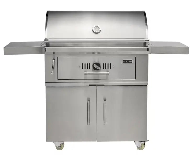 Coyote 36 Inch Built - In Charcoal Grill - C3CH36 - Charcoal Grills by Coyote Outdoor Living | Buy at Agent BBQ