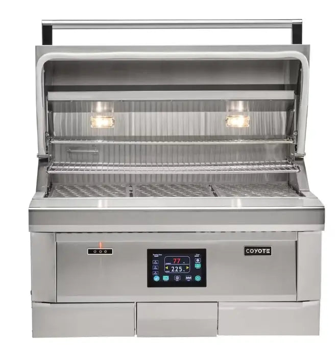 Coyote 36 Inch Built in Pellet Grill - C2P36 - Pellet Grills by Coyote Outdoor Living | Buy at Agent BBQ