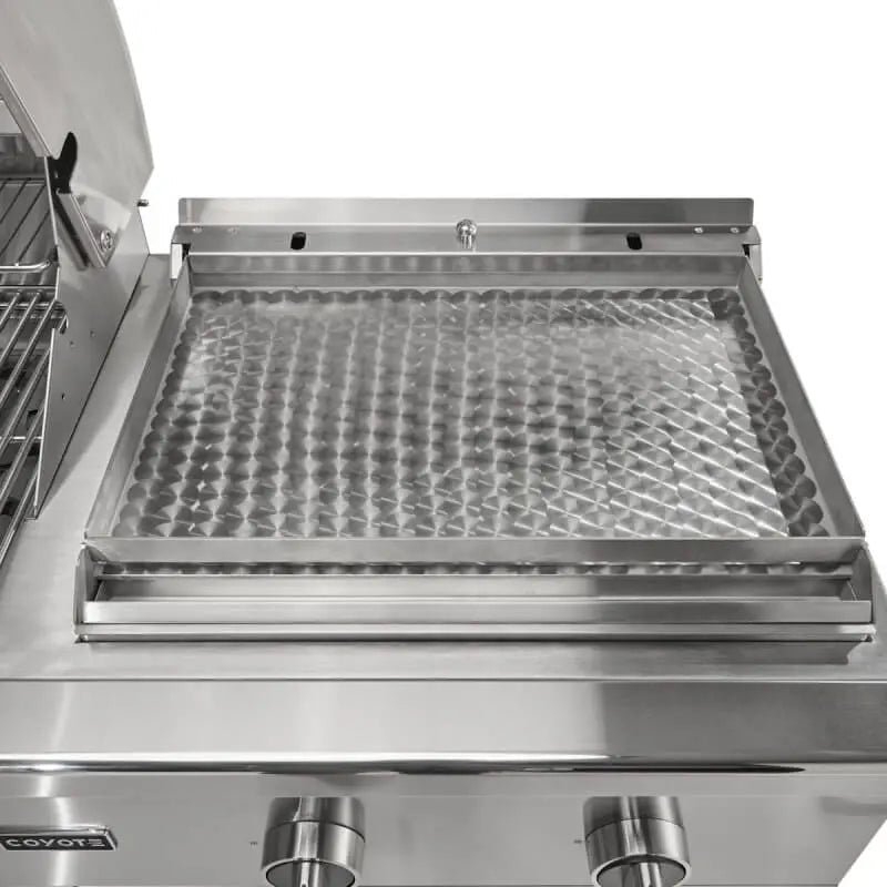 Coyote 50 - in Built - In Gas Grill / Flat Top Combo - C3CO50 - Outdoor Grills by Coyote Outdoor Living | Buy at Agent BBQ