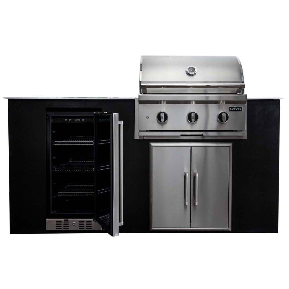 Coyote 6 Ft. 4 Piece Outdoor Kitchen Island Package - CKEY6 - by Coyote Outdoor Living | Buy at Agent BBQ