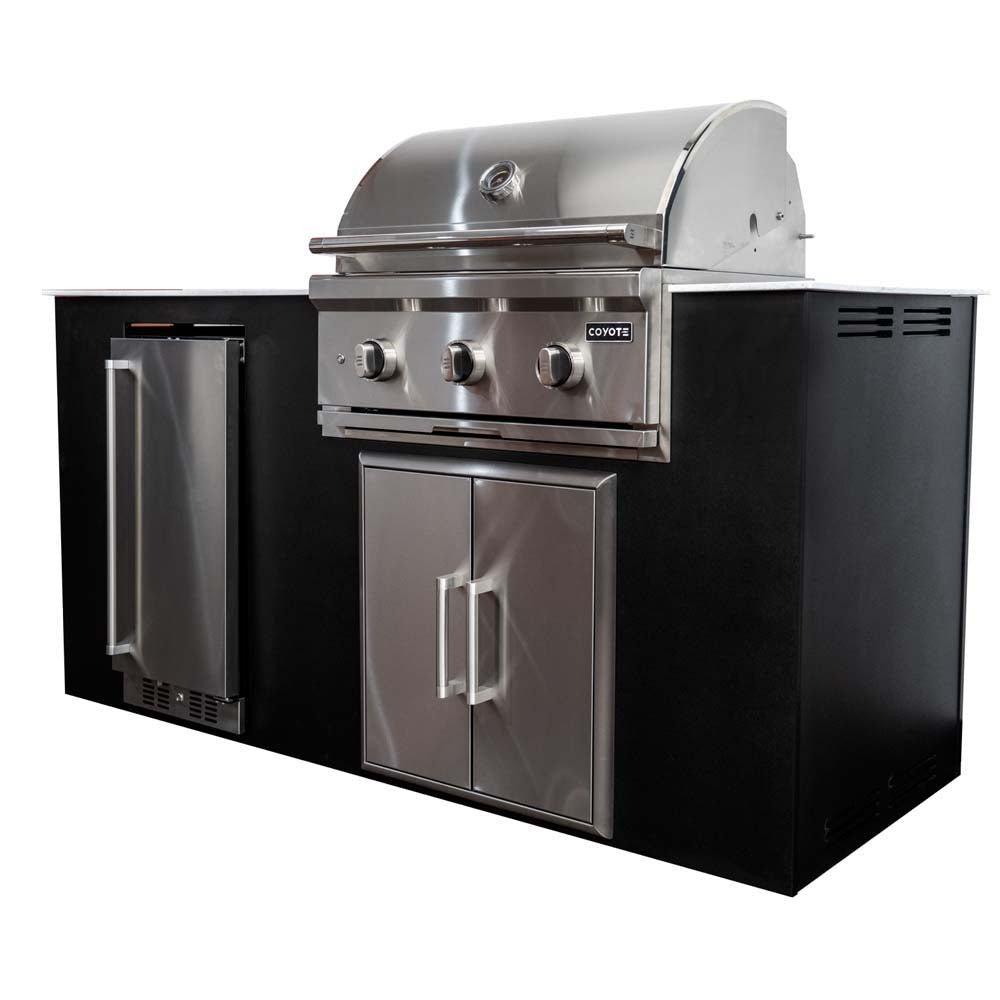 Coyote 6 Ft. 4 Piece Outdoor Kitchen Island Package - CKEY6 - by Coyote Outdoor Living | Buy at Agent BBQ