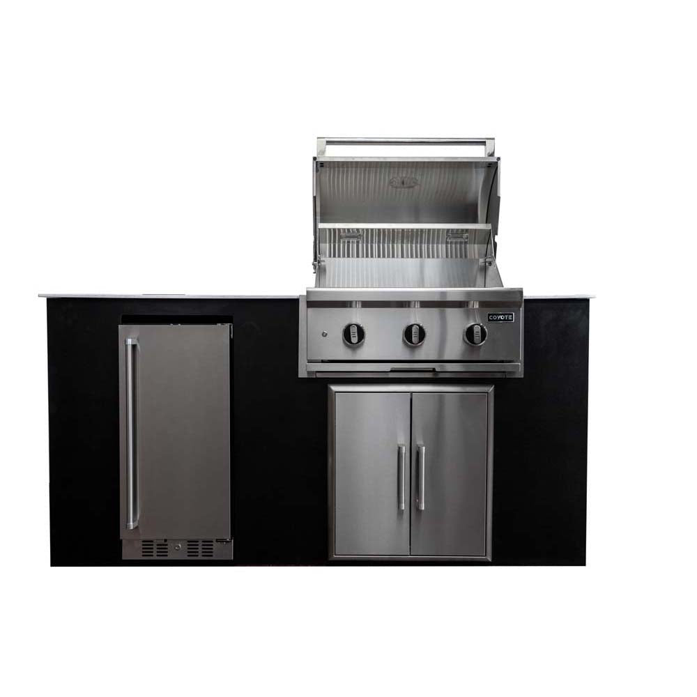 Coyote 6 Ft. 4 Piece Outdoor Kitchen Island Package - CKEY6 - by Coyote Outdoor Living | Buy at Agent BBQ