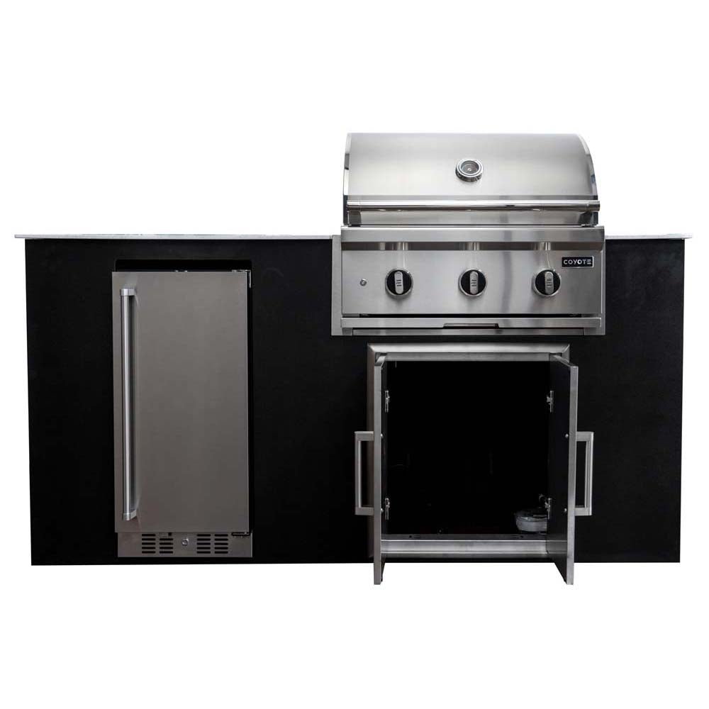 Coyote 6 Ft. 4 Piece Outdoor Kitchen Island Package - CKEY6 - by Coyote Outdoor Living | Buy at Agent BBQ