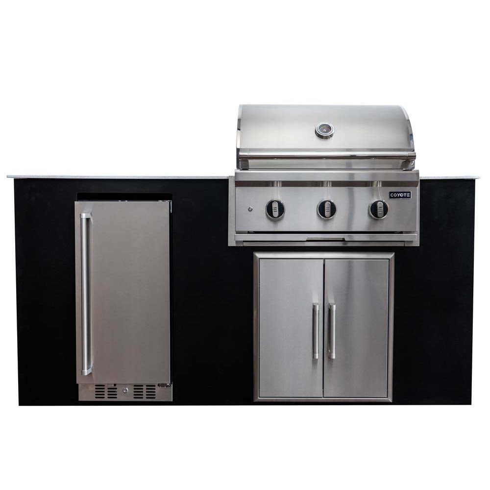 Coyote 6 Ft. 4 Piece Outdoor Kitchen Island Package - CKEY6 - by Coyote Outdoor Living | Buy at Agent BBQ